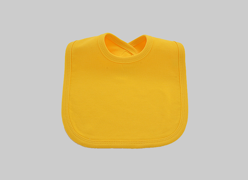 Blank Baby Bib Louisiana Gold color