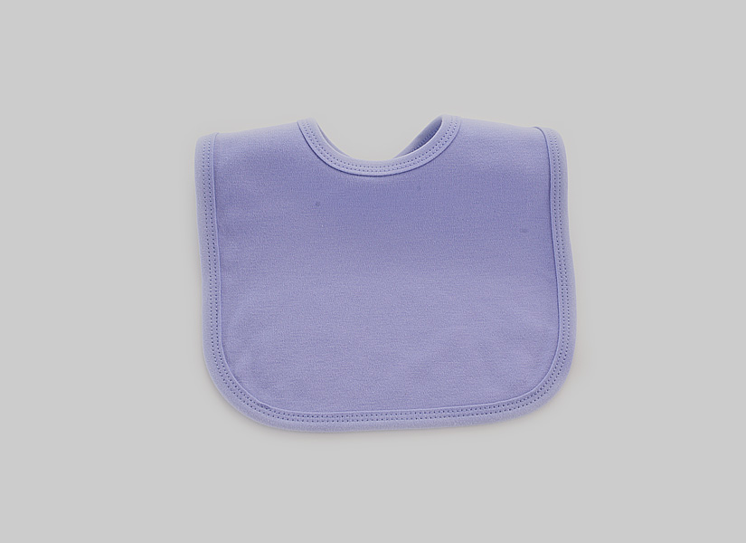 Blank Baby Bib Lavender Color