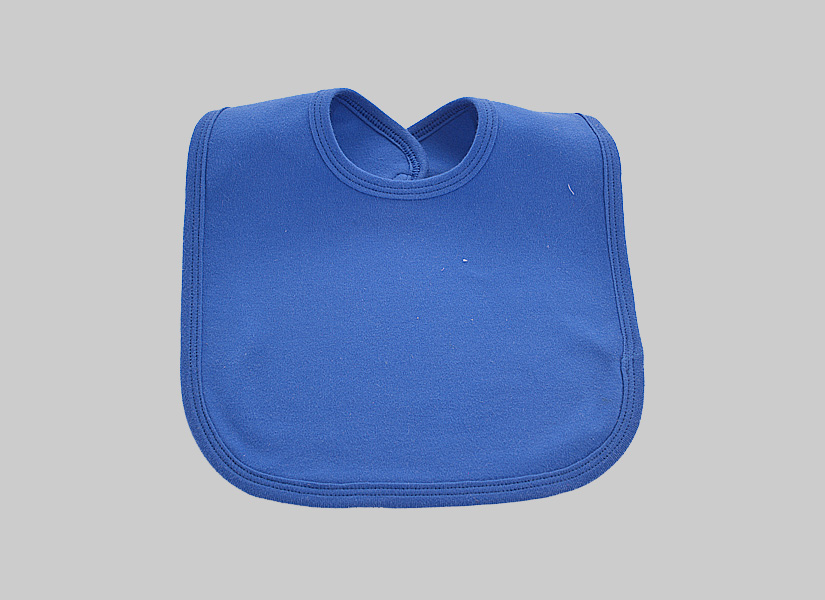 Blank Baby Bib Virginia Blue Color
