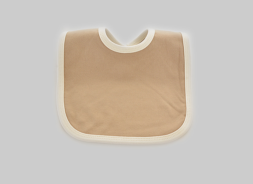 Blank Baby Bib English Cashmere Color