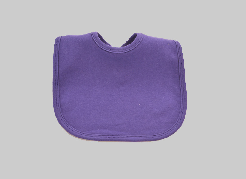 Blank Baby Bib Louisiaana Purple Color
