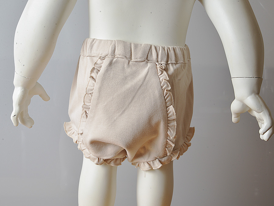 Blank, Knit Cotton, Diaper Cover, Almond Milk Color