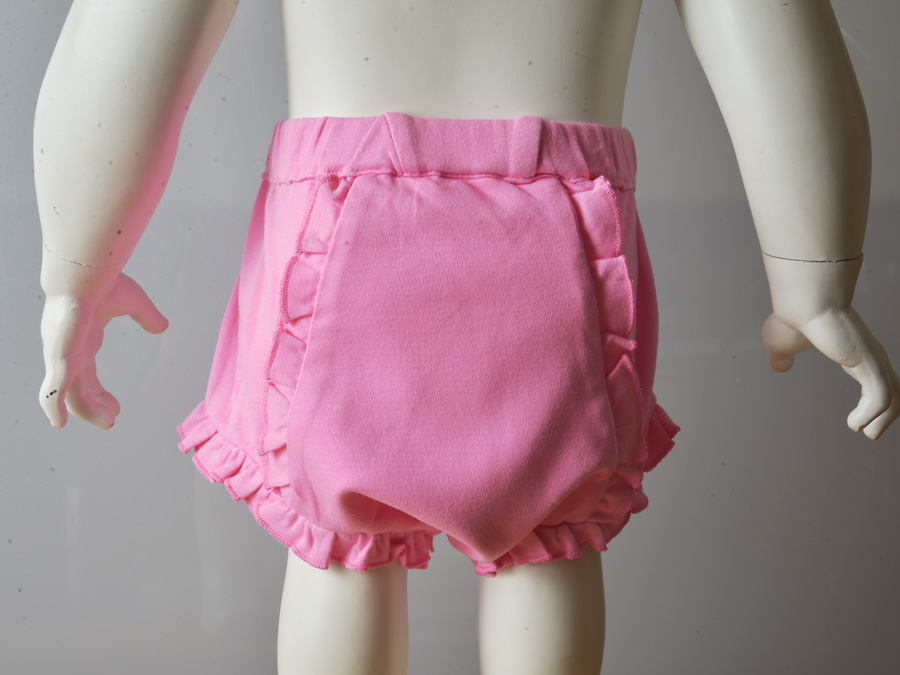 Blank, Knit Cotton, Diaper Cover, Aurora Pink Color.