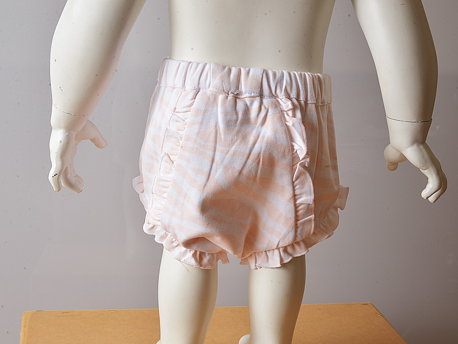 diaper cover.peach zebra color prints