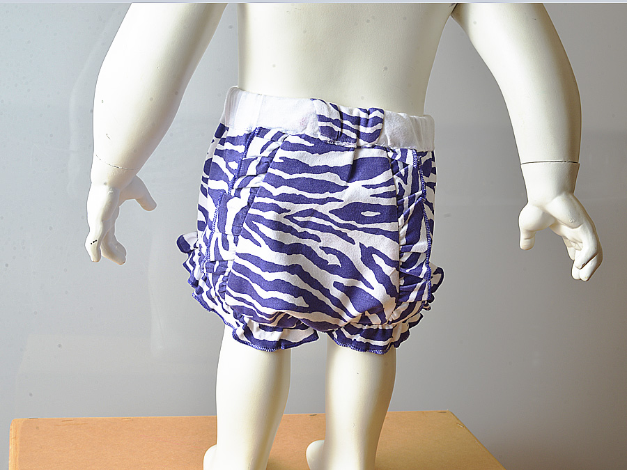 diaper cover. purple zebra prints